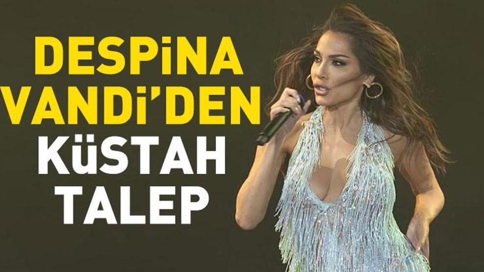 Çeşme de sahneye çıkmadı Yunan şarkıcı Despina Vandi den skandal talep