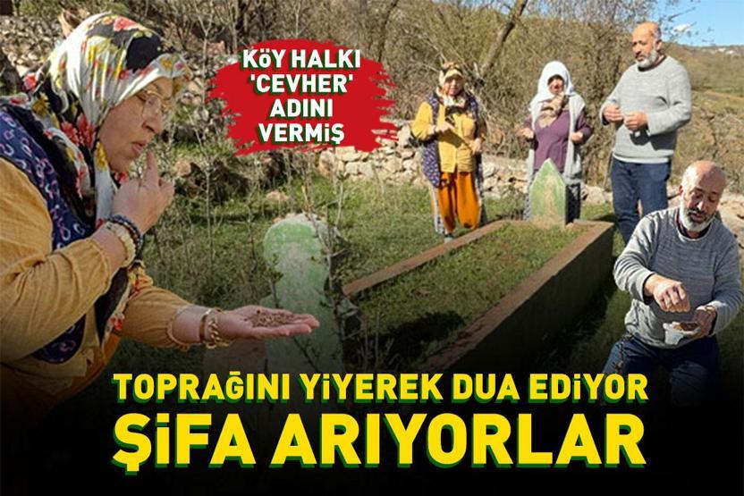 200 Yıllık Gelenek Türbenin Toprağını Yiyerek Dua Ediyor, Şifa Arıyorlar...