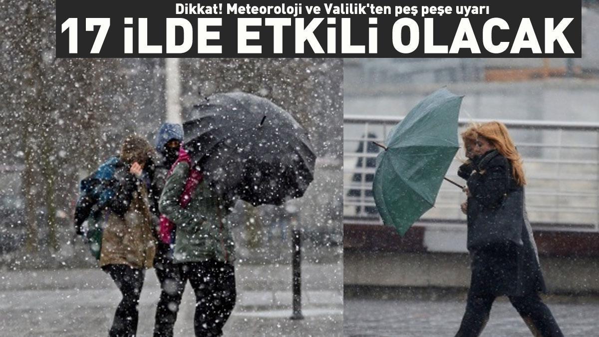 Hafta Sonu Plan Yapanlar Dikkat Meteoroloji Ve Valilik ten 17 İle Peş