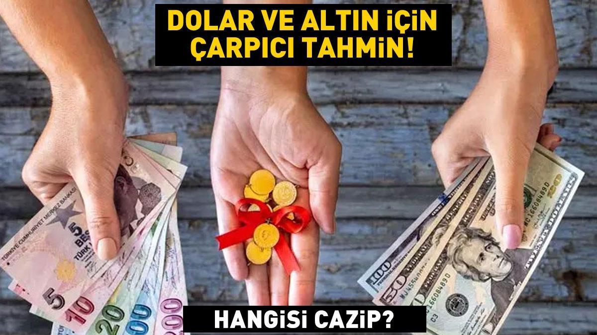 HABER Altın ve dolar yatırımcısı dikkat Hangisi daha cazip Çarpıcı