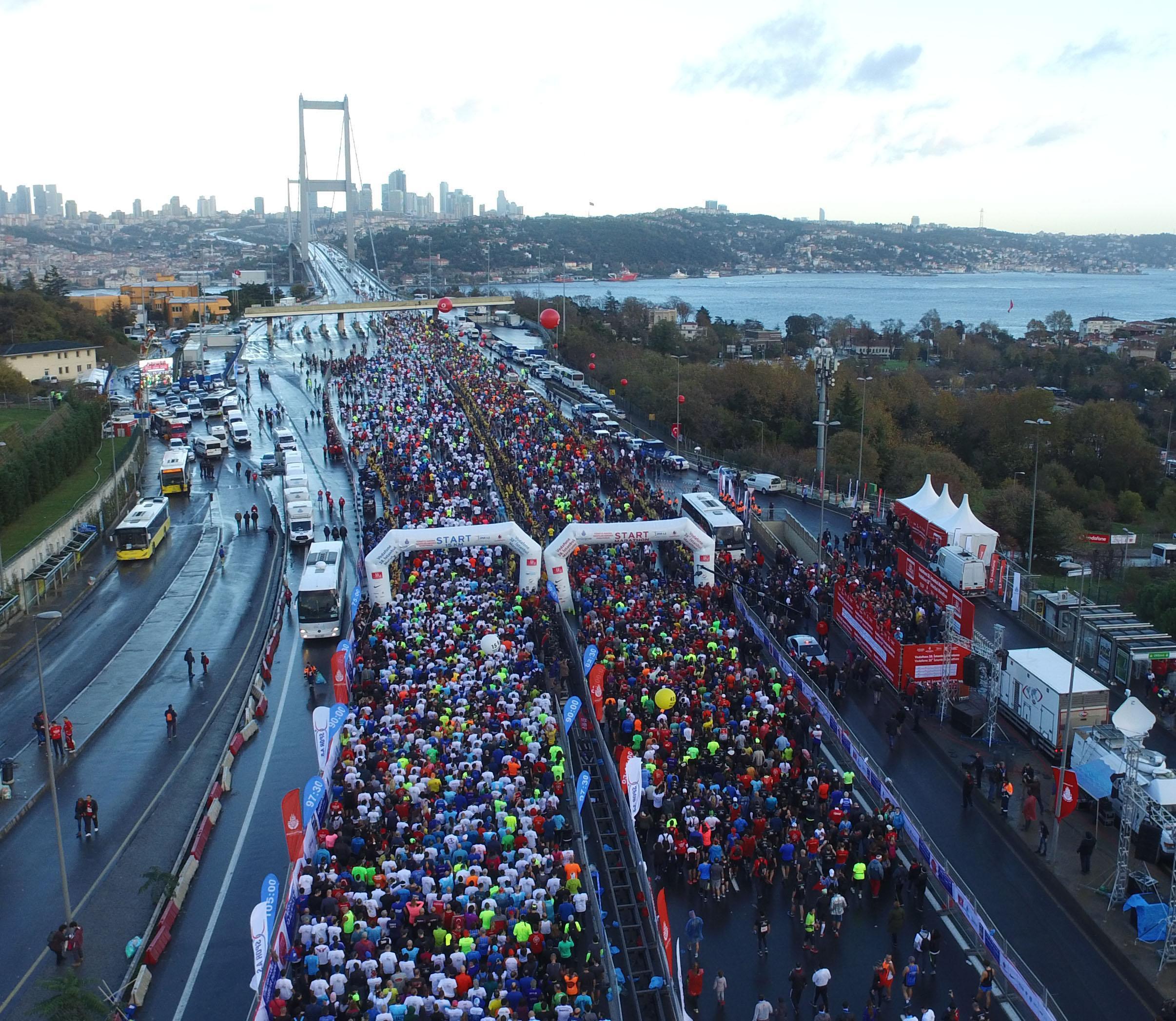 38. Vodafone İstanbul Maratonu yapıldı