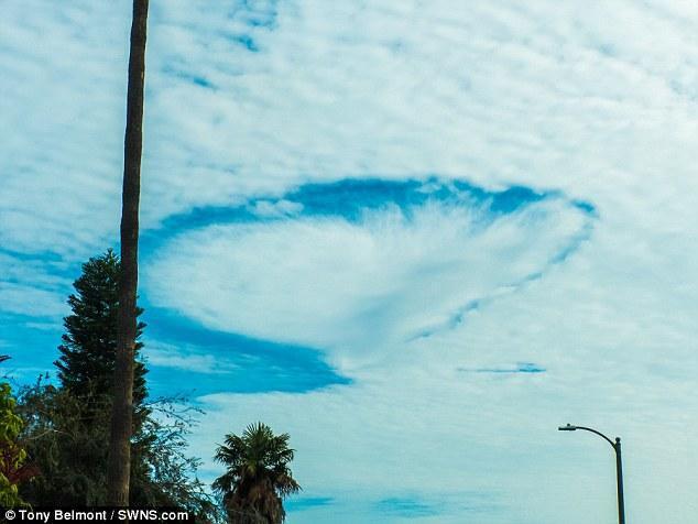 California sahilindeki gizemli bulutlar heyecan yarattı