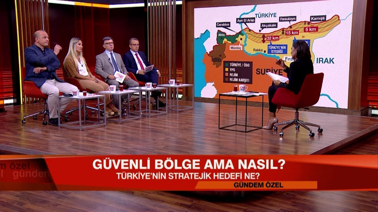 Güvenli bölge ama nasıl? Türkiye ne diyor, ABD ne öneriyor? Bölgede derin hedefler ne? Gündem Özel'de konuşuldu