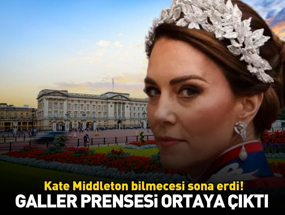 İngiltere'de Kate Middleton bilmecesi sona erdi! Galler Prensesi bakın nerede görüntülendi