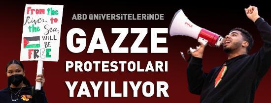 ABDdeki üniversitelerde Gazze protestoları yayılıyor
