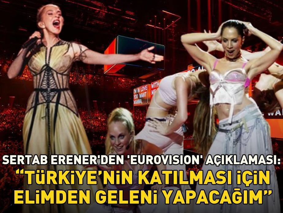 Sertab Erener'in 'Eurovision' açıklaması sosyal medyayı salladı: ‘Türkiye’nin katılması için elimden geleni yapacağım'
