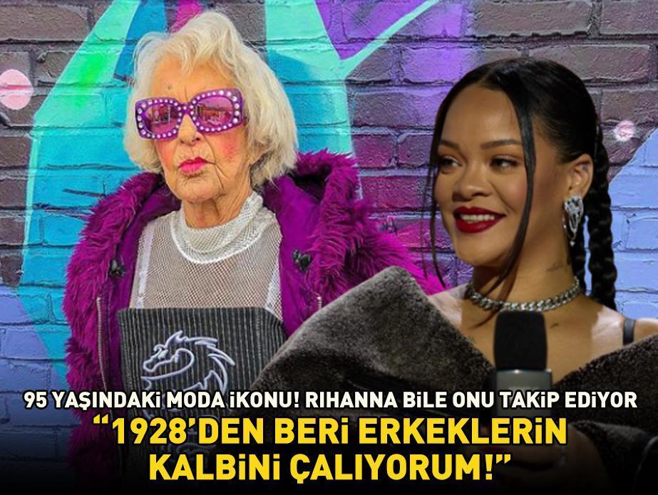 95 yaşındaki moda ikonu! 8 torunu var ama Rihanna bile onu takip ediyor! ‘1928'den beri erkeklerin kalbini çalıyorum’