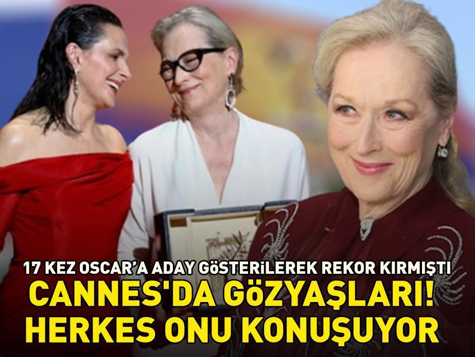Cannes'da gözyaşları! Meryl Streep'ten festivale damga vuran sözler: 'Yüzümden bıkmadığınız için çok minnettarım!'