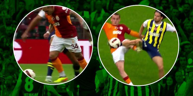 Galatasaray - Fenerbahçe derbisinin tartışmalı pozisyonları değerlendirildi! Kırmızı kart doğru mu?