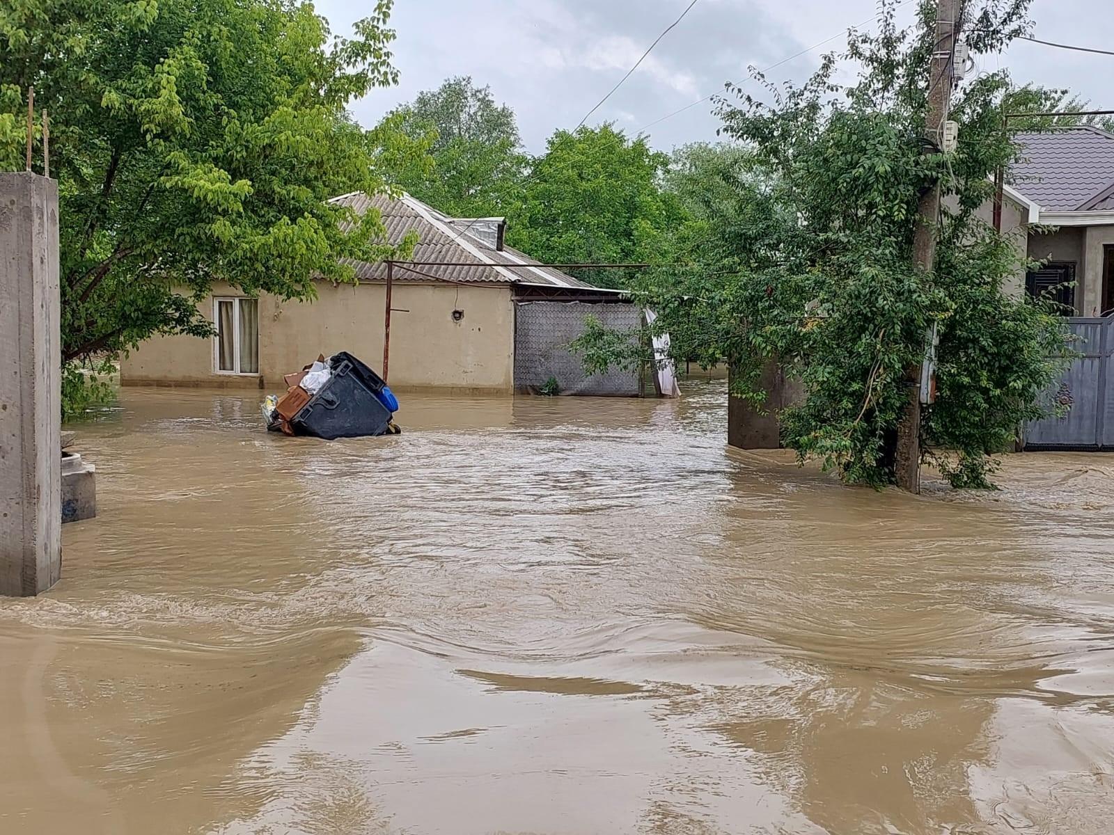 Gürcistan'da sel: Yüzlerce mağazanın yer aldığı çarşıyı su bastı