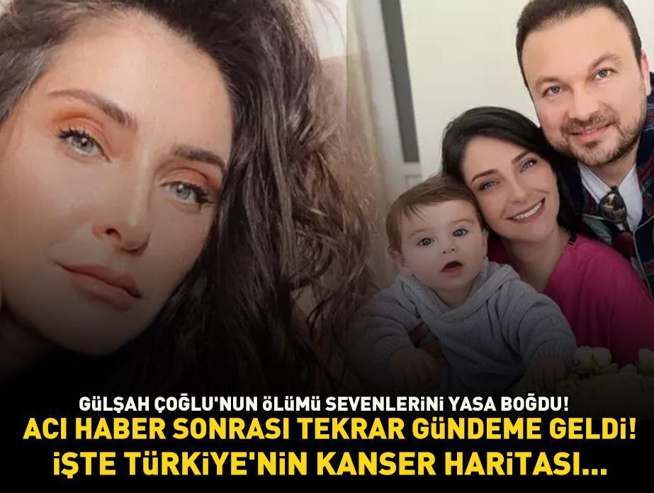 Unutma Beni'nin yıldızı Gülşah Çomoğlu hayatını kaybetti! İşte Türkiye'nin 'kanser haritası' ve ölüm oranı en yüksek iller...