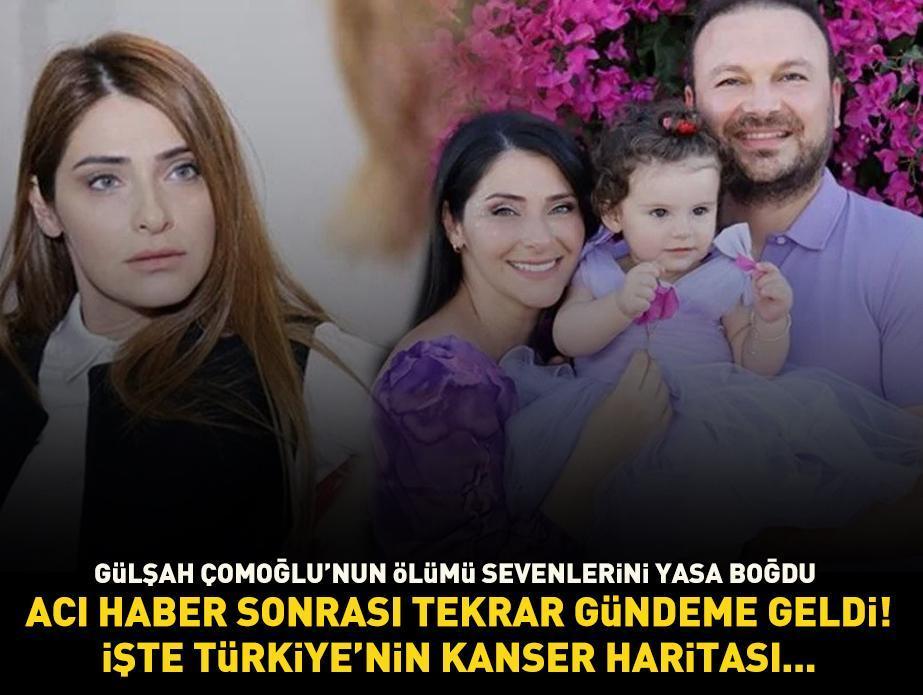 Unutma Beni'nin yıldızı Gülşah Çomoğlu kansere yenik düştü! İşte Türkiye'nin 'kanser haritası' ve ölüm oranı en yüksek iller...