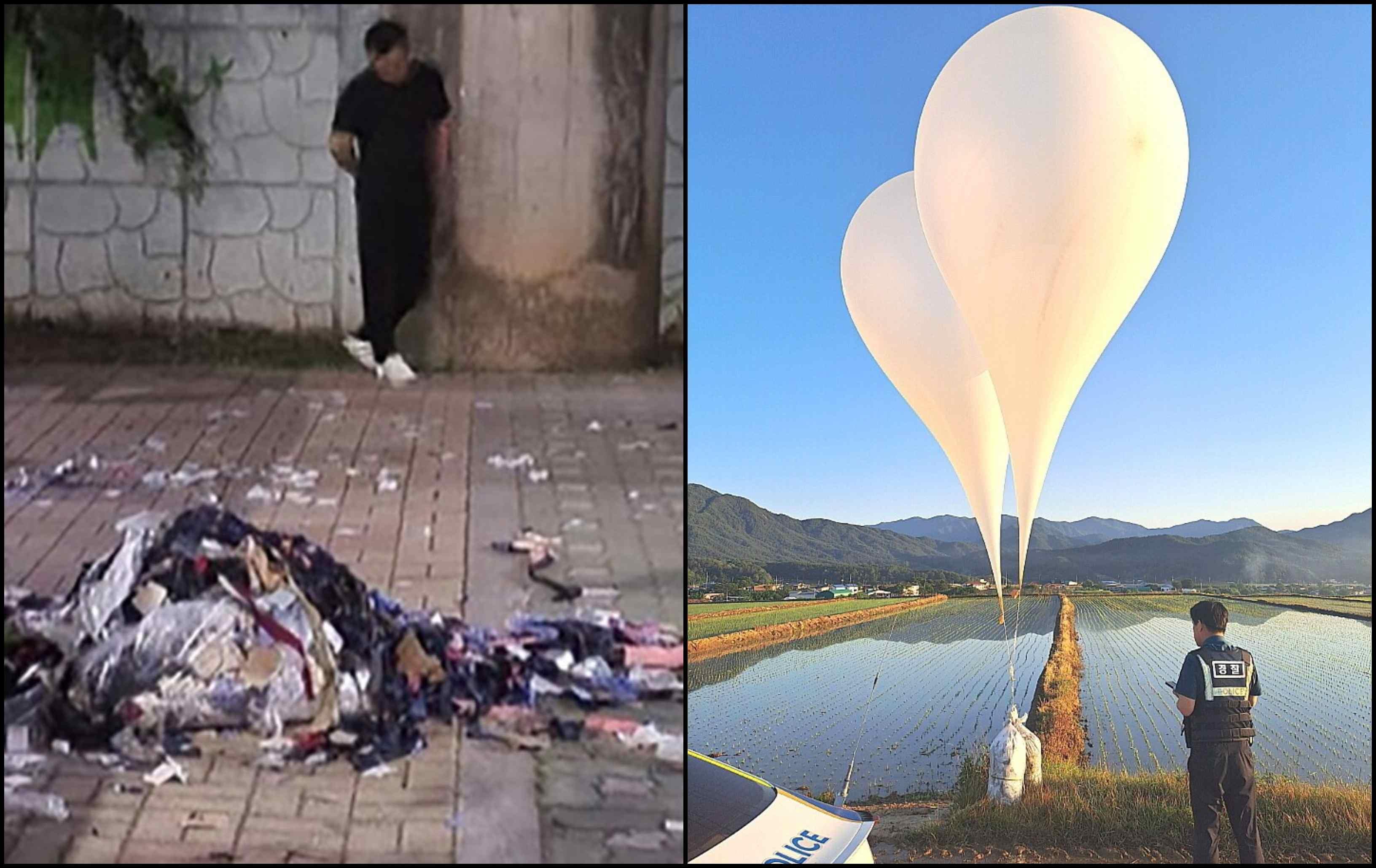 Kuzey Kore yine çöplerini komşuya attı: 600 balon gönderdi!