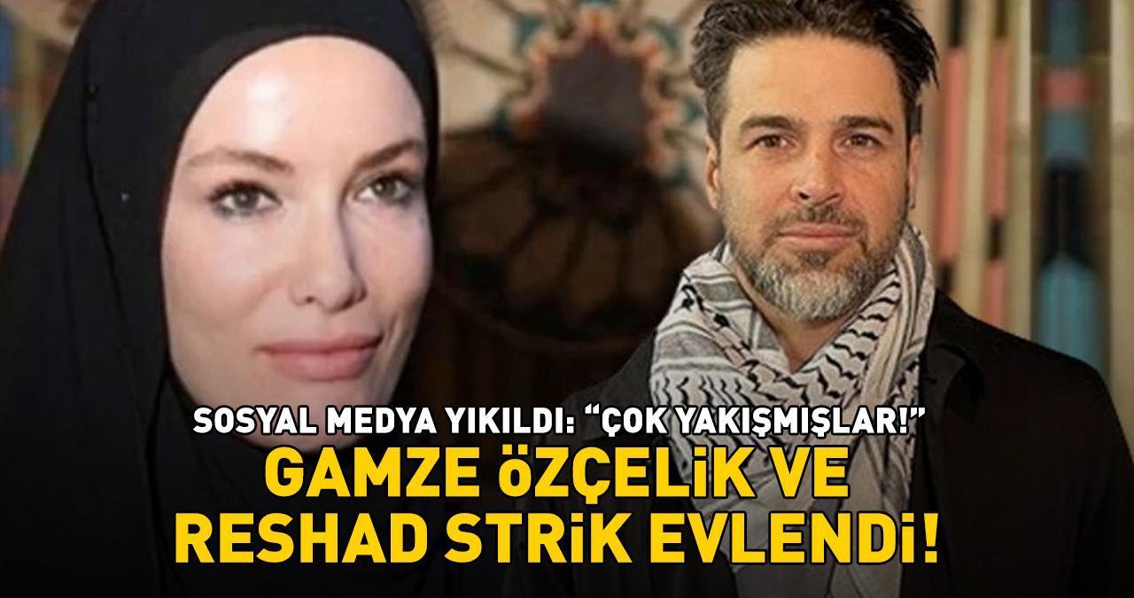 Arka Sokaklar'ın Komiser Zeynep'iydi! Gamze Özçelik, Reshad Strik ile evlendi! 'Çok yakışmışlar'
