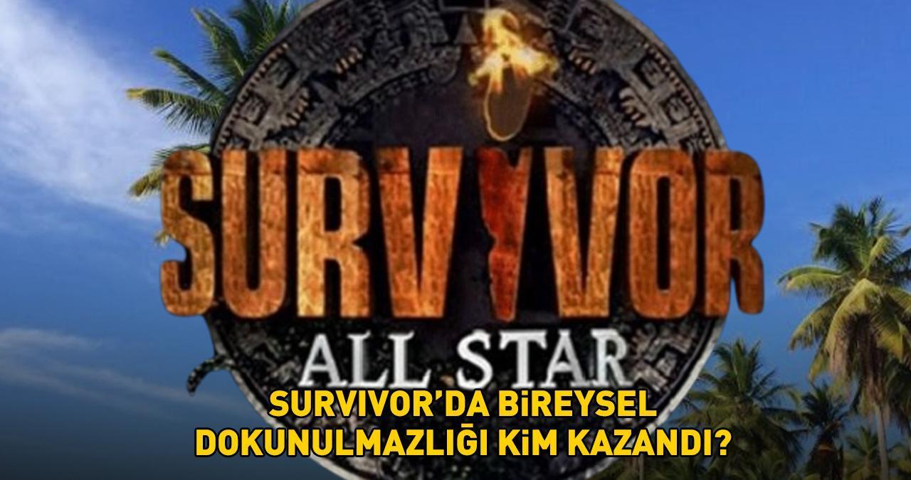 Survivor dokunulmazlık oyununu kim kazandı? 8 Haziran 2024 Survivor'da bireysel dokunulmazlığı kim aldı, Ogeday mı Nefise mi?