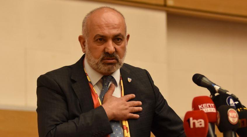 Kayserispor'da tek aday Ali Çamlı güven tazeledi