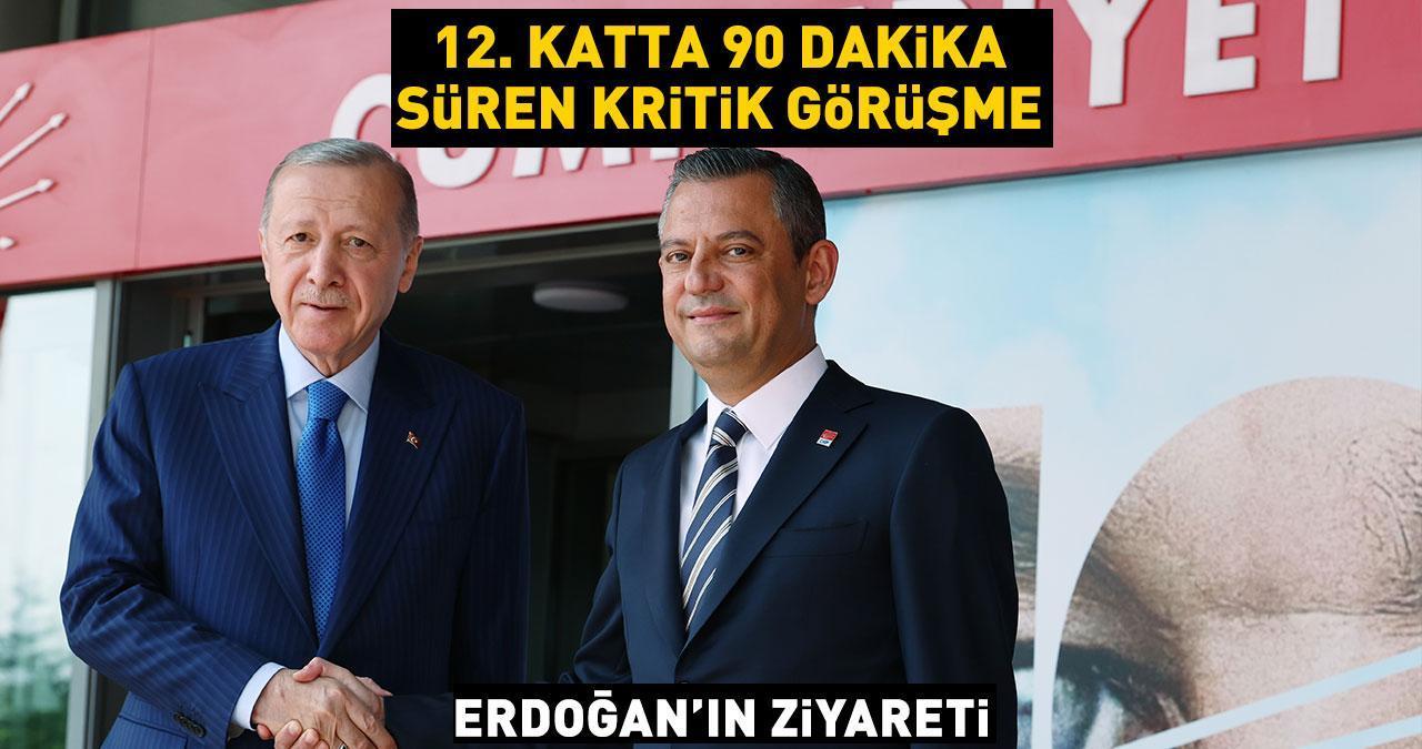 12. katta 90 dakika süren kritik görüşme! Tüm detaylarıyla Erdoğan'ın iade-i  ziyareti!