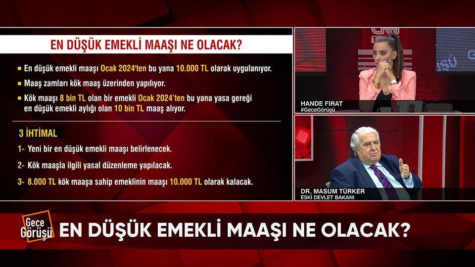 En düşük emekli maaşı, Bild'in Merih iddiası, İstanbul'da ayaklanma provokasyonu ve Erdoğan-Esad görüşmesi Gece Görüşü'nde masaya yatırıldı