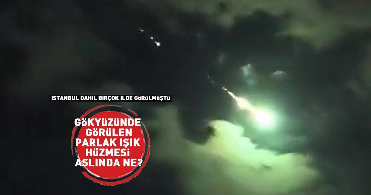 İstanbul dahil birçok ilden görülmüştü: Gökyüzünde süzülen ışık hüzmesi aslında ne?