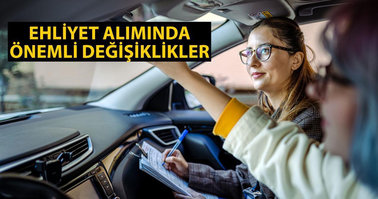 Sürücü kursları ve ehliyet sınavlarında yeni düzenlemeler!