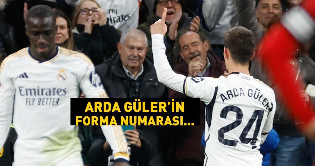 Arda Güler’in Real Madrid’de yeni forma numarası belli oldu