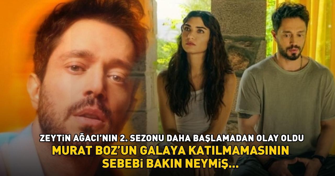 Netflix dizisi Zeytin Ağacı'nın yıldızı Murat Boz'un galaya katılmamasının sebebi meğer buymuş! '2. sezona kalbi kırık girdi'