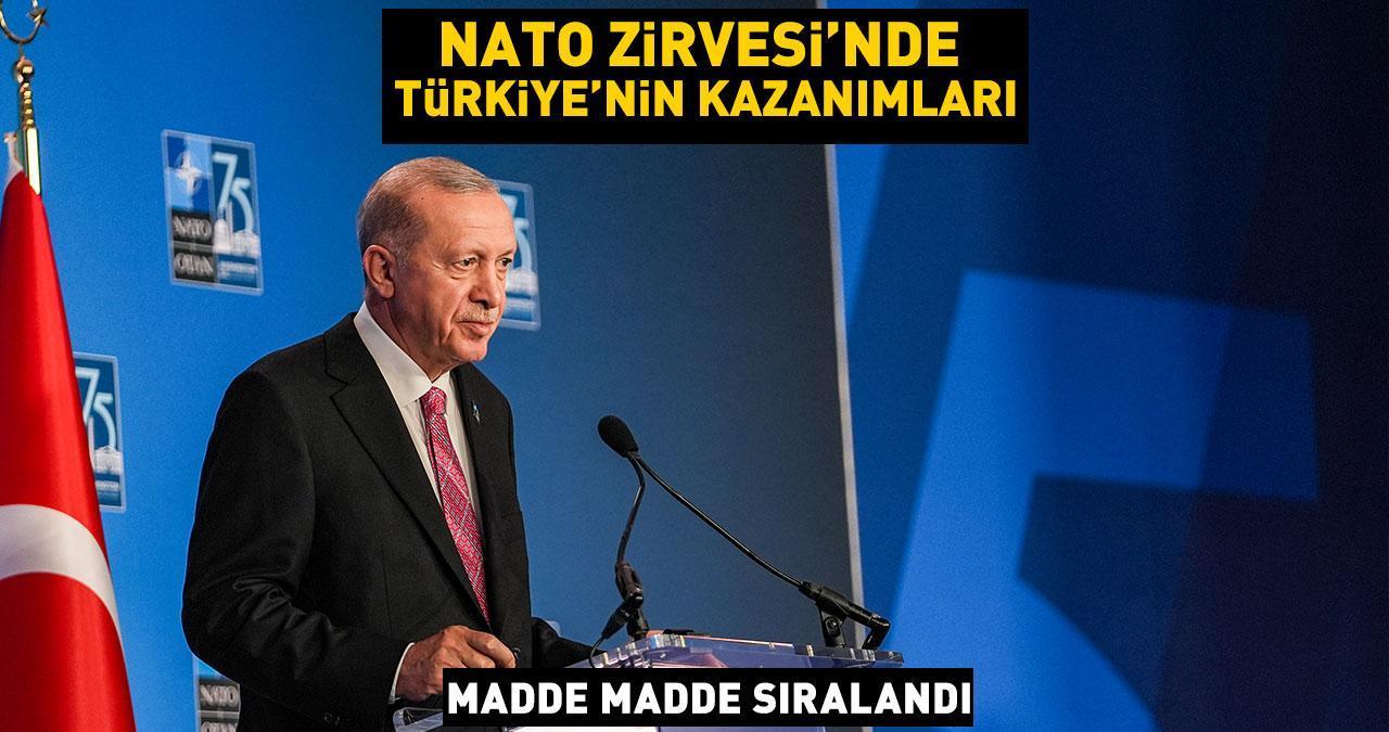 HABER... Madde madde sıraladı! NATO Zirvesi’nde Türkiye’nin kazanımları