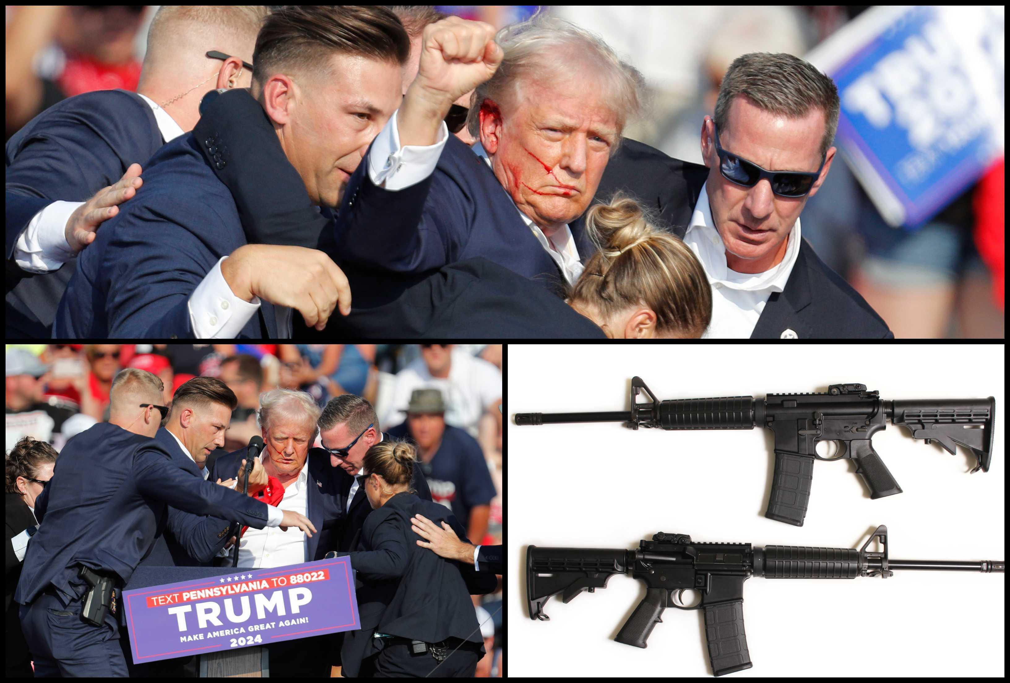 Trump'a suikast girişiminde 'katliam silahı AR-15' izi