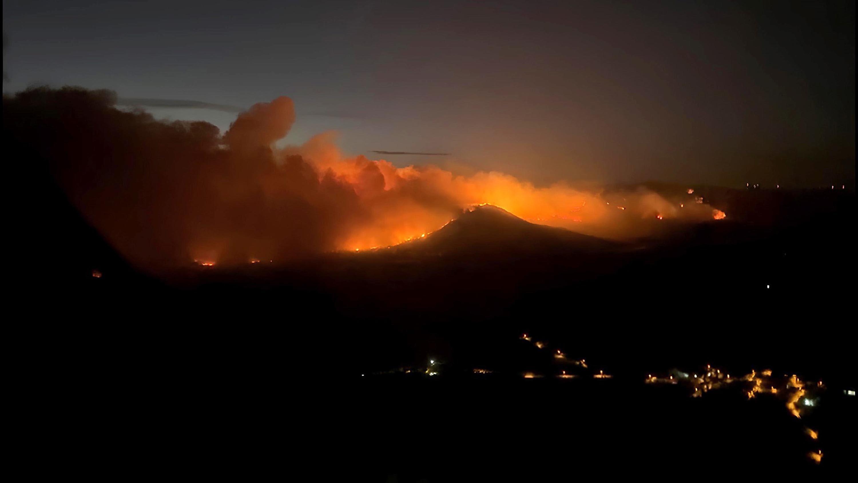 Soma'da orman yangını: Müdahale sürüyor! 24 saate yaklaştı...