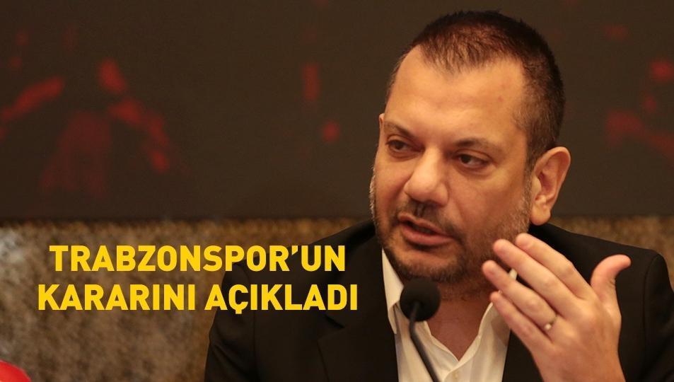 Ertuğrul Doğan, Trabzonspor’un hangi adayı desteklediğini açıkladı