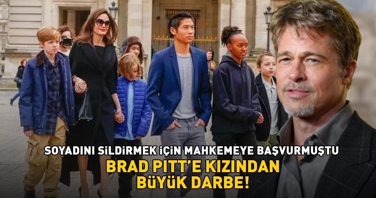 Hollywood'un ünlü yıldızı Brad Pitt'e kızından büyük darbe! Mahkemeye başvurmuştu, gazeteye de ilan verdi