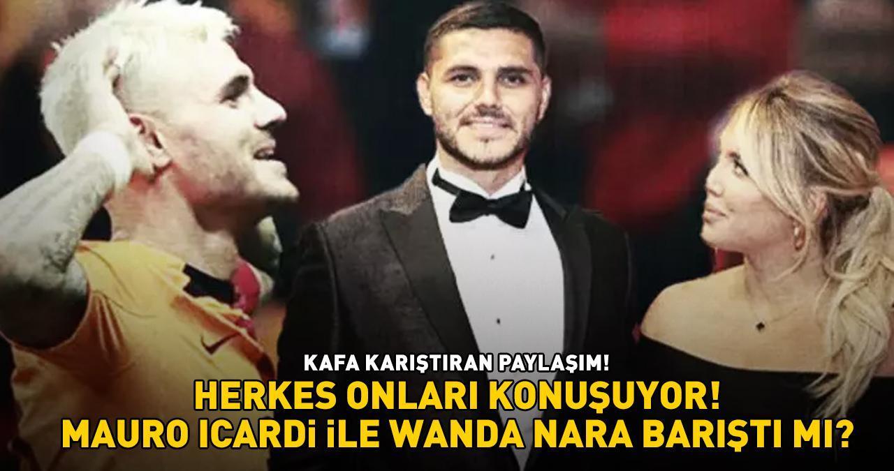 Galatasaray'ın yıldızı Mauro Icardi ile Wanda Nara barıştı mı? Hayata küstüğü iddia edilmişti, paylaşımı kafa karıştırdı