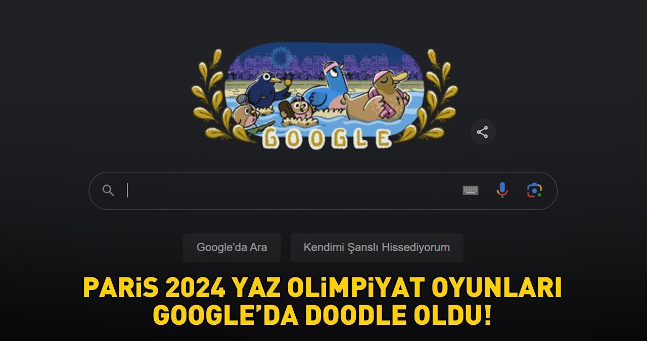 Paris 2024 Yaz Olimpiyat Oyunları, Google'da Doodle oldu! '10.500 sporcu, 32 spor branşı içinde yer alan 48 dalda mücadele edecek'