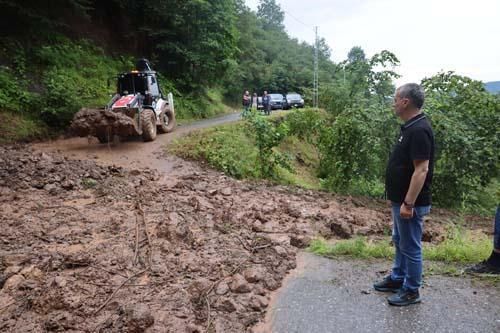 Trabzon’da sağanak, sel, taşkın ve heyelana neden oldu