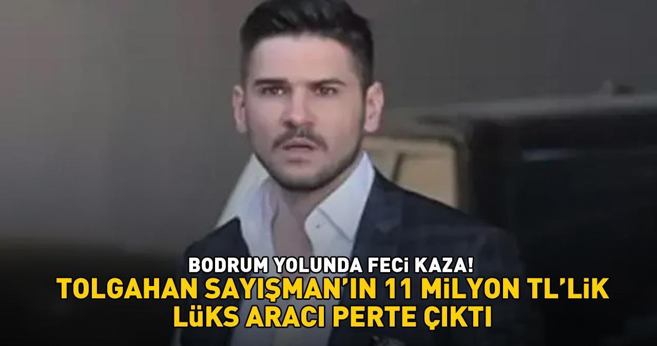 Feci kaza! Tolgahan Sayışman'ın 11 milyon TL’lik lüks aracı kullanılamaz hale geldi