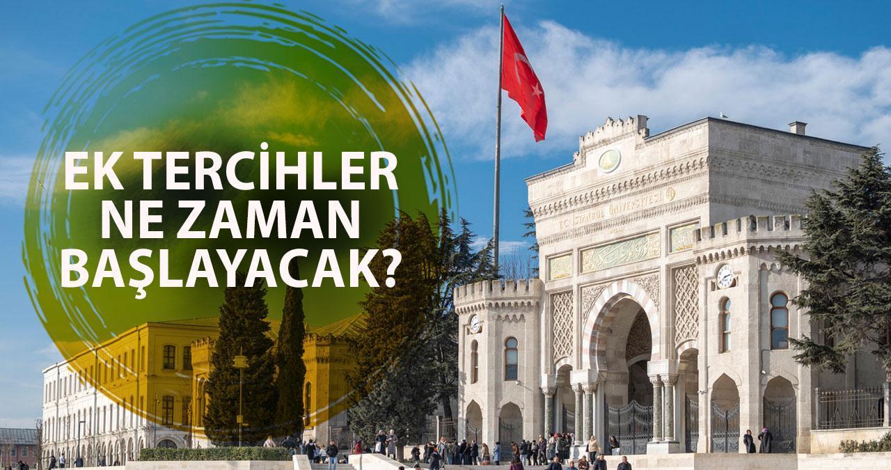 YKS 2024 boş kontenjanlar ve ek yerleştirme: Üniversite ek tercih (2.tercih) ne zaman, hangi tarihte yapılacak?