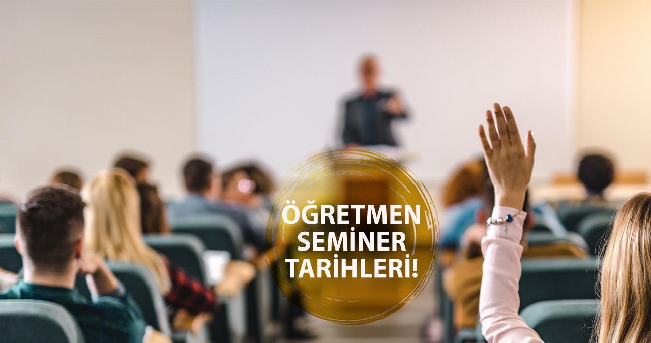 MEB 2024-2025 dönemi seminer tarihleri belli oldu!