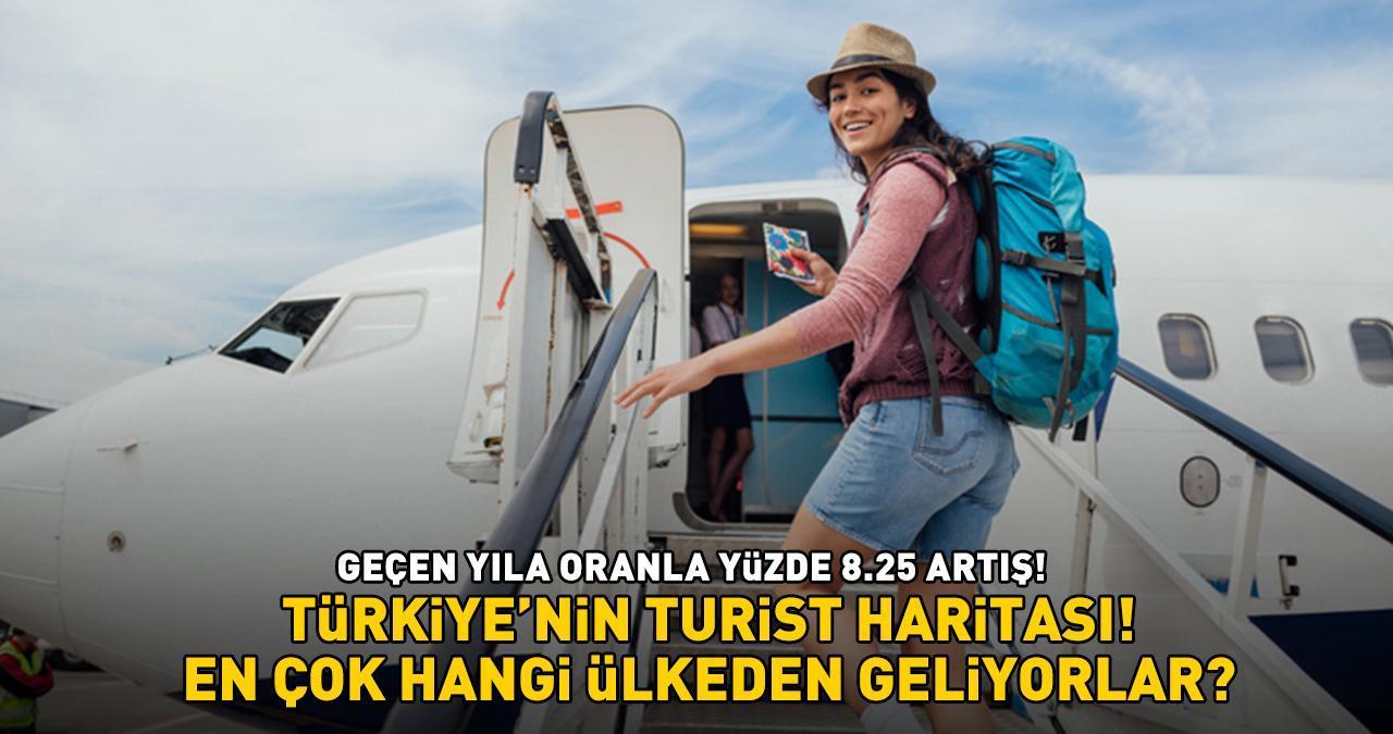 TÜRKİYE'YE EN FAZLA TURİST GÖNDEREN ÜLKELER! En çok nereden geliyorlar? Geçen yıla oranla yüzde 8.27 artış!