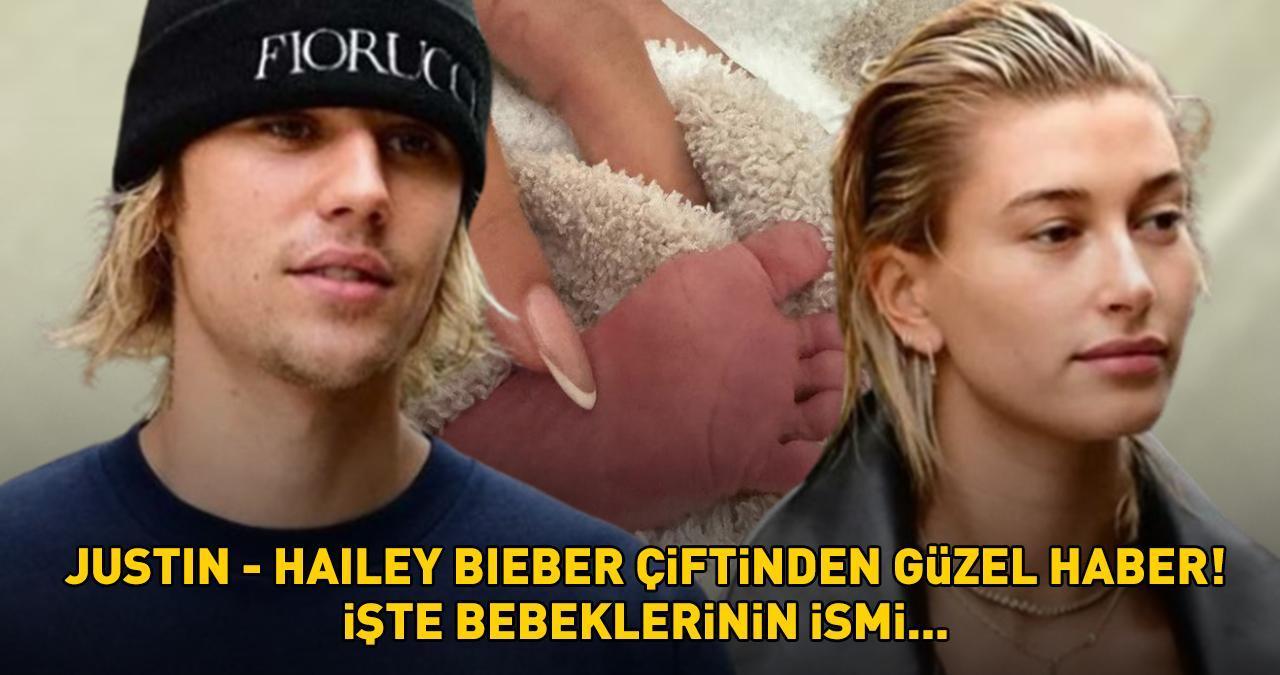 Justin-Hailey Bieber çiftinin oğlu oldu! İşte bebeklerinin ismi...