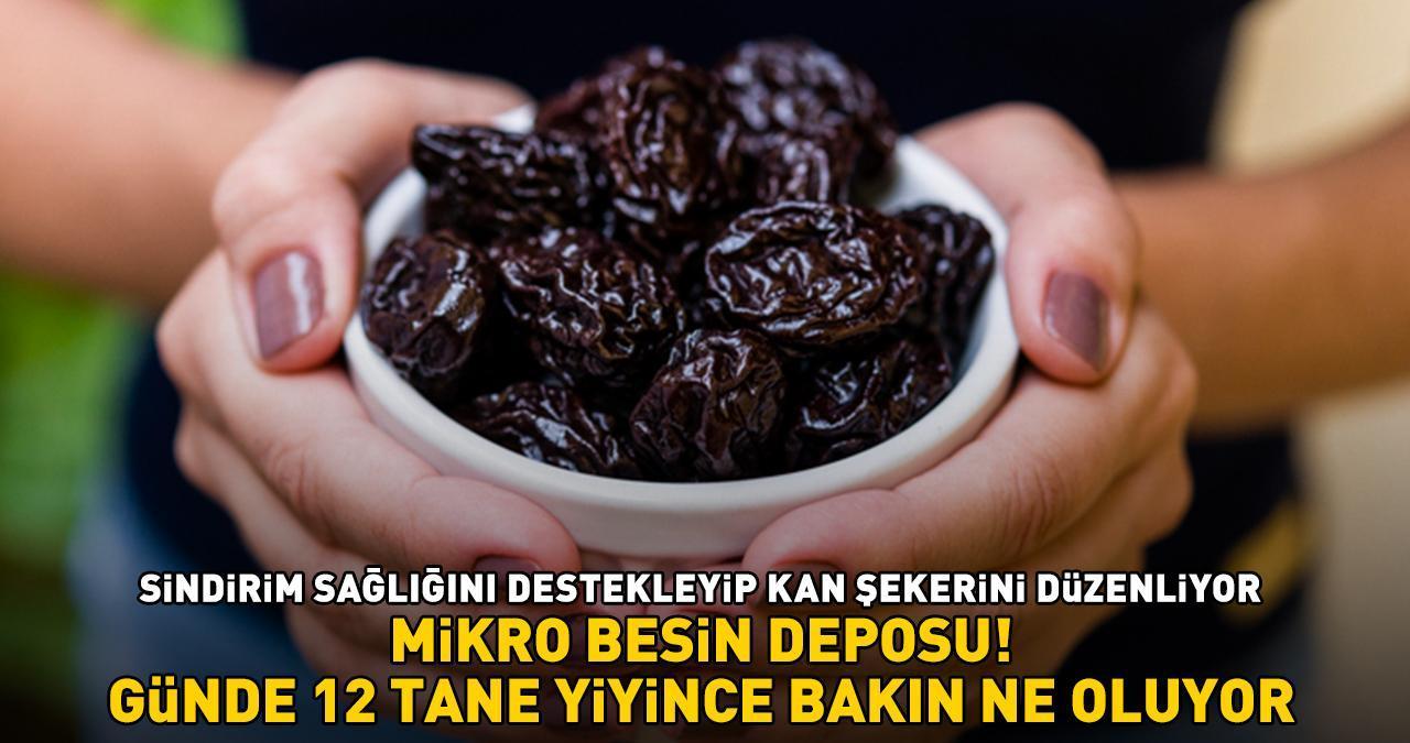 Sindirim sağlığını destekleyip kan şekerini düzenliyor! Mikro besin deposu! Günde 12 tane yiyince bakın ne oluyor