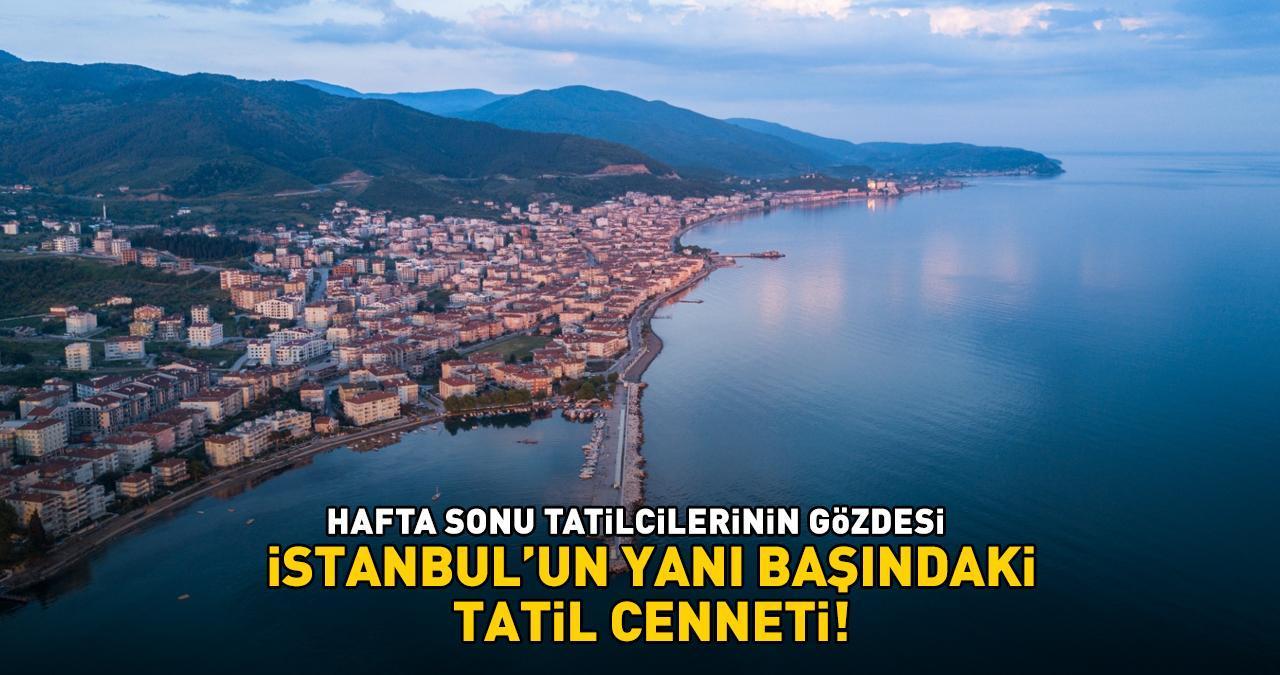 HAFTA SONU TATİLCİLERİNİN GÖZDESİ! İstanbul'un yanı başındaki tatil cenneti 'Marmara’nın incisi'