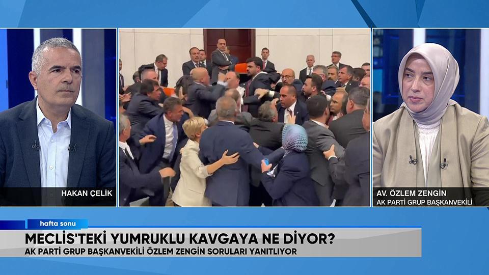 AK Parti Grup Başkanvekili Özlem Zengin, sıcak gelişmeleri ve kritik başlıkları Hafta Sonu'nda değerlendirdi