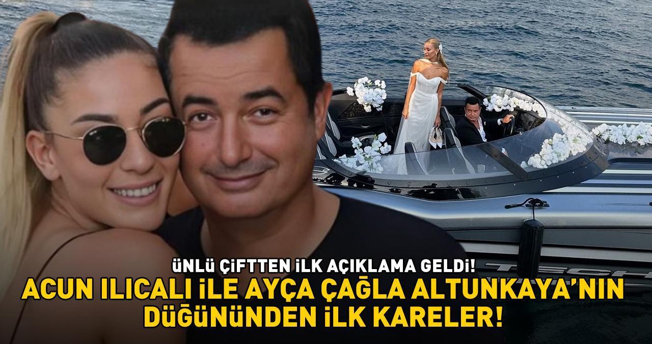 ACUN ILICALI İLE AYÇA ÇAĞLA ALTUNKAYA EVLENDİ! Ünlü çiftten ilk açıklama geldi