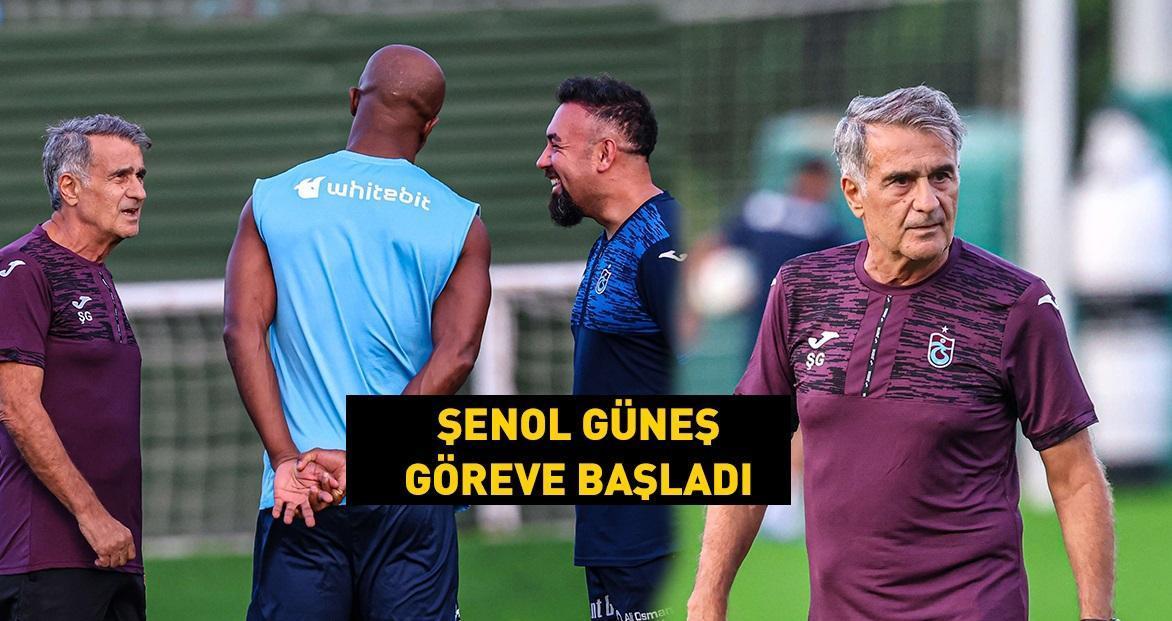 Şenol Güneş, mesaiye başladı