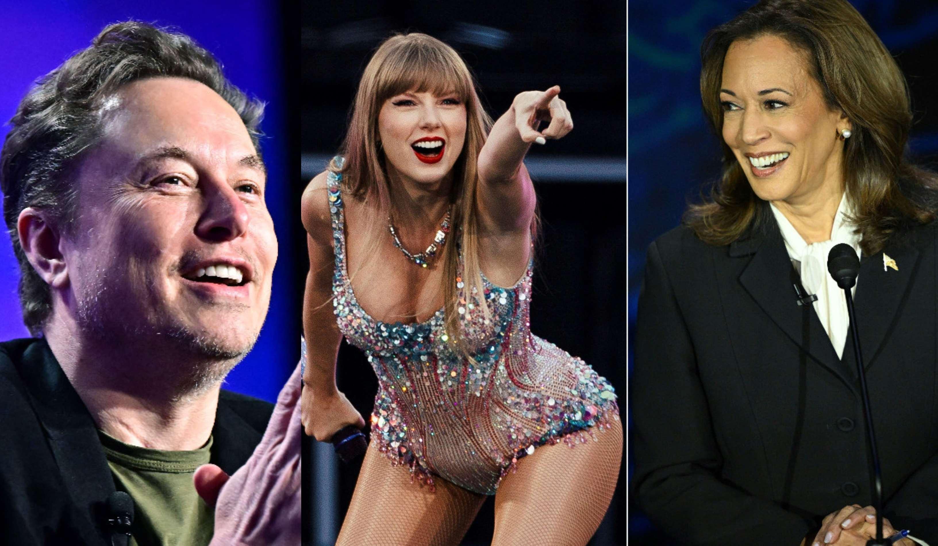 Taylor Swift, Kamala Harris'e destek verdi: Elon Musk'tan şoke eden yorum geldi!