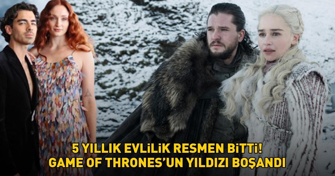 5 YILLIK EVLİLİK RESMEN BİTTİ! Game of Thrones'un Sansa Stark'ı Sophie Turner ve Joe Jonas resmen boşandı