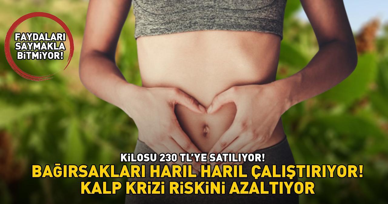 KİLOSU 230 TL'YE SATILIYOR! Faydaları saymakla bitmiyor: 'Bağırsakları harıl harıl çalıştırıyor, kalp krizi riskini azaltıyor'