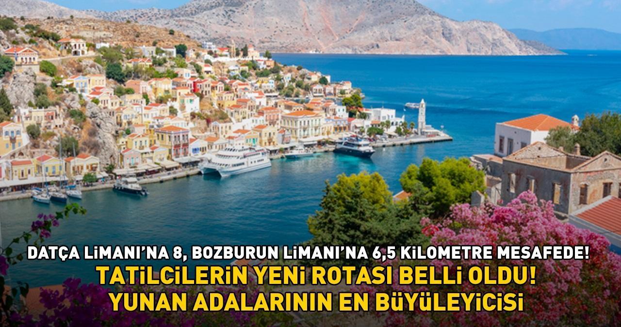 7 GÜNLÜK KAPIDA VİZE UYGULAMASI SUNAN YUNAN ADALARININ EN BÜYÜLEYİCİSİ! Datça Limanı'na 8, Bozburun Limanı'na 6,5 km mesafede