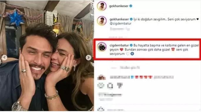 Gökhan Keser suç ortağı Çiğdem Batur'un doğum gününü kutladı!