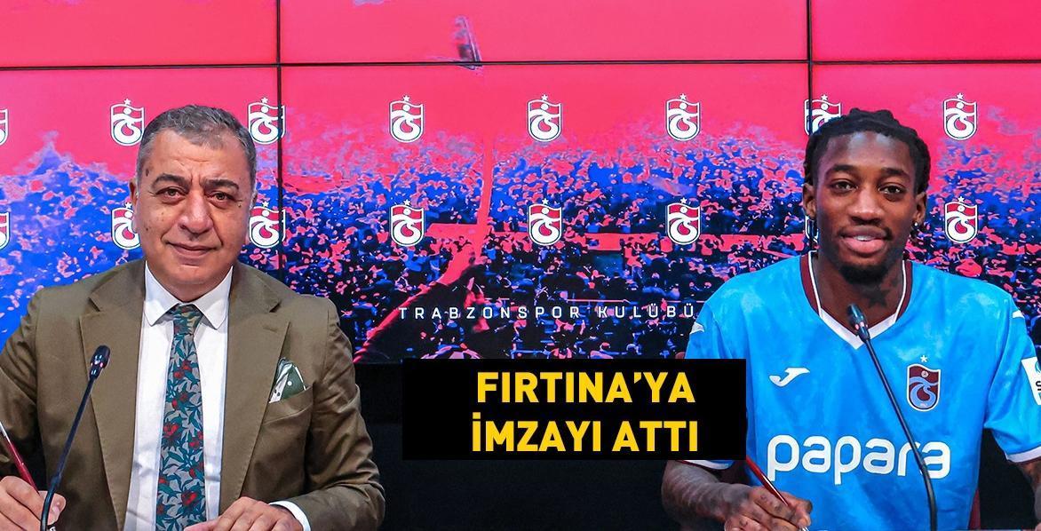 Trabzonspor’un yeni transferi Muhammed Cham, imzayı attı